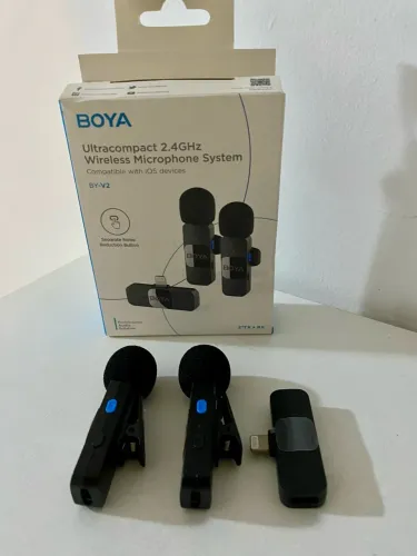 Microfones Boya By-v2 - Novinhos