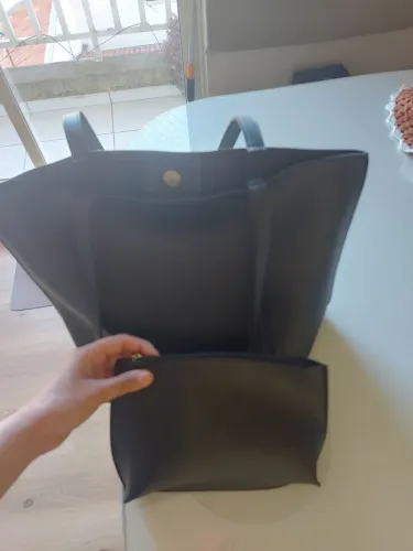 Bolsa Sacola Couro Sintético