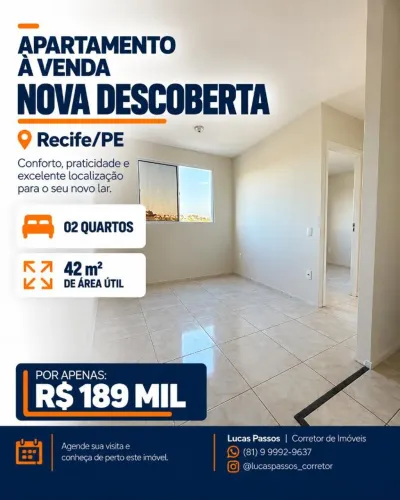 Nova Descoberta | 02 quartos | Reformado | R$ 189 mil