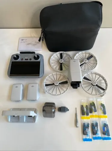 Com NOTA DJI Drone Flip com 3 baterias e tela sensor mini 4 4k combo fly more