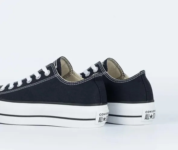 TÊNIS CONVERSE CHUCK TAYLOR ALL STAR PLATFORM OX PRETO