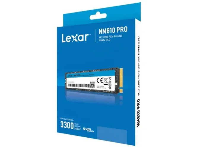 SSD LEXAR NM610 PRO 1TB [LNM610P001T-RNNNG] M.2 2280 NVMe PCIe x4 Gen3 (L=3300MB/s / E=260