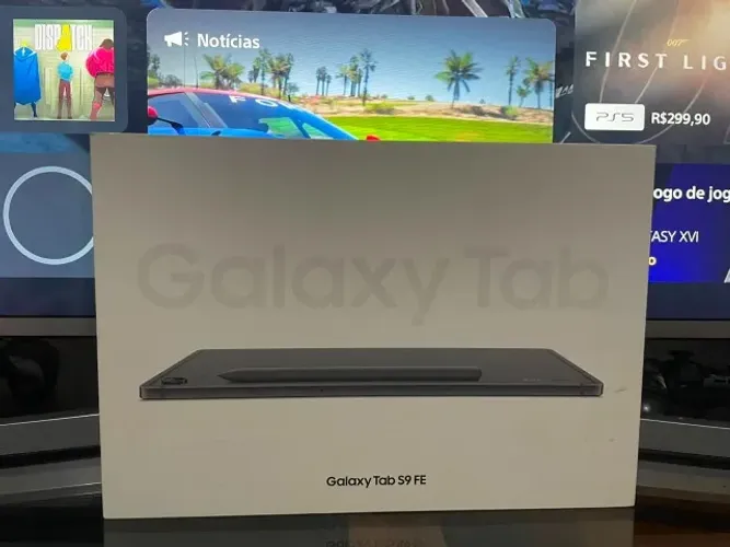 Samsung Galaxy Tab S9 FE · 6GB RAM · 128GB · S Pen + Capa + Caixa