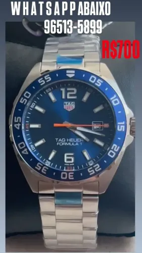 Relógio TAG HEUER FORMULA 1 MOSTRADOR AZUL AUTOMÁTICO