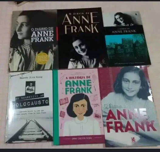Livros Anne Frank.