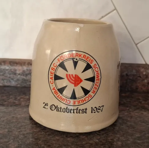 Caneca Colecionável Oktoberfest Curitiba 1987