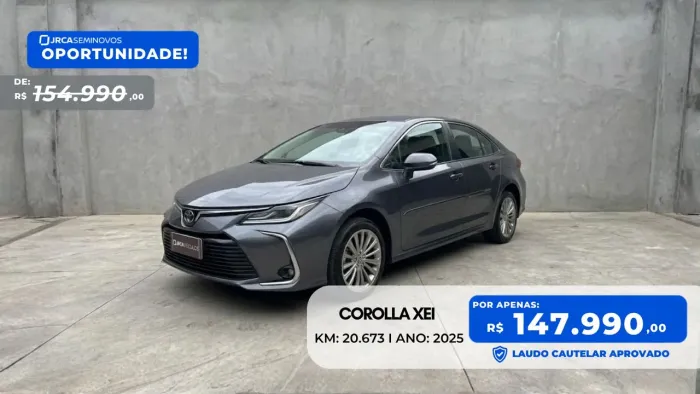 Toyota Corolla XEI 2.0 Flex 16V Aut. 2025