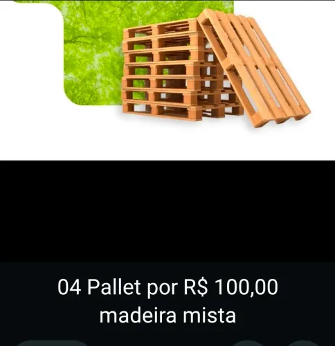 Palets de madeira Pbr