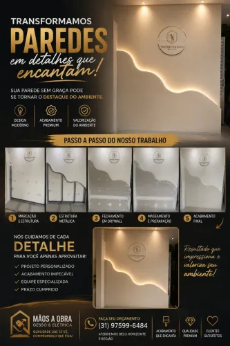 Paredes Orgânicas em Drywall
