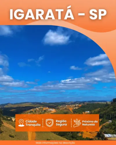 Terrenos em Igaratá Próximos da Represa
