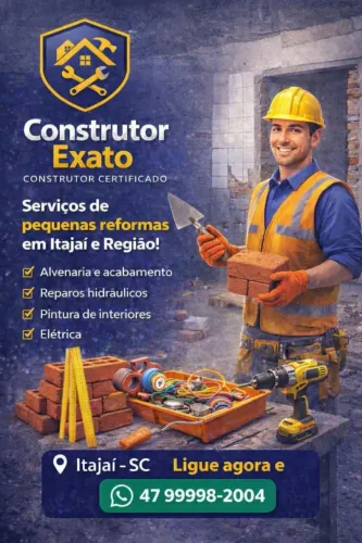 Pequenos reparos e reformas.