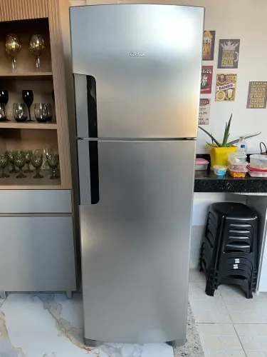 Geladeira Cônsul 410 litros Inox Frostfree