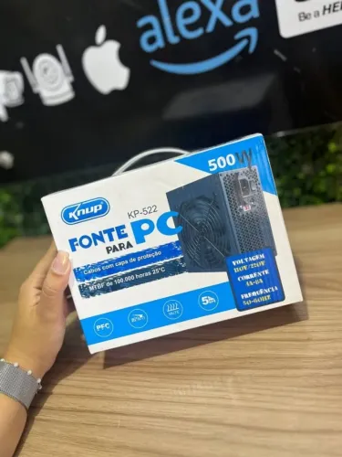 Fonte para PC 500W KNUP - KP-522