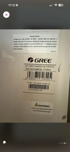 Ar condicionado portátil