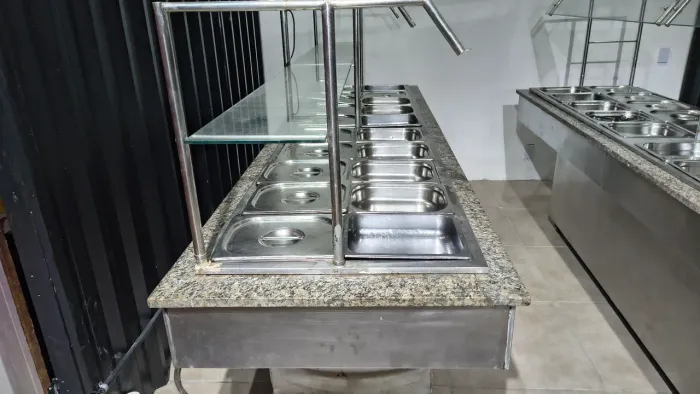 Balcão self-service quente 220v - 20 cubas (analiso propostas e trocas)