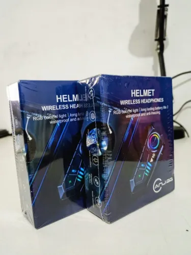 Fone De Ouvido P/ Capacete Moto Bluetooth Headset - RGB- S/ Fio Kateluo
