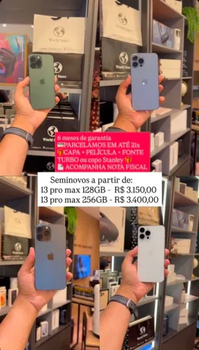 SEMINOVOS C/ 06 MESES DE GARANTIA WORLD STORE ?