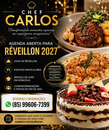 Sou cozinheiro chef para réveillon 2027