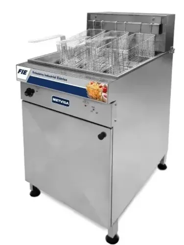 ALN. Fritadeira ELÉTRICA METVISA - 44L  - 3 CESTOS - 18000w