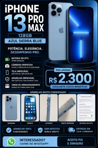 iPhone 13 Pro Max 128 gb