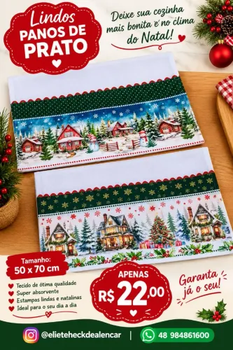 Panos barrados natal