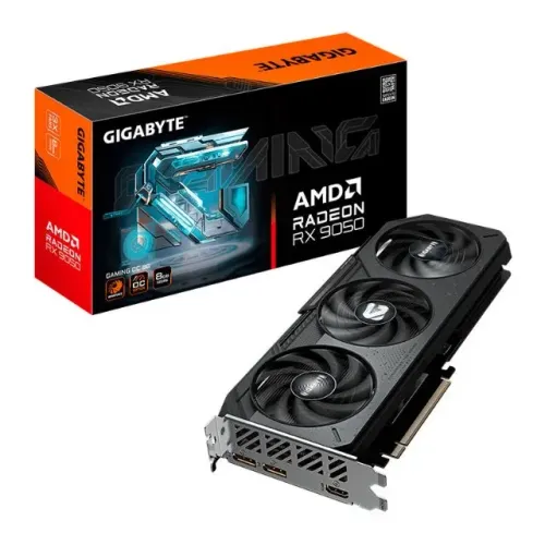 Placa de Video Gigabyte RX 9050 Gaming OC 8GB GDDR6 128-bit [nova]