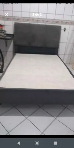 Vendo cama box de casal,sem colchão.