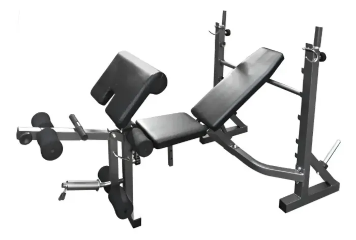 Banco de Supino Reto Inclinado com Scott Cadeira Extensora e Mesa Flexora WCT Fitness