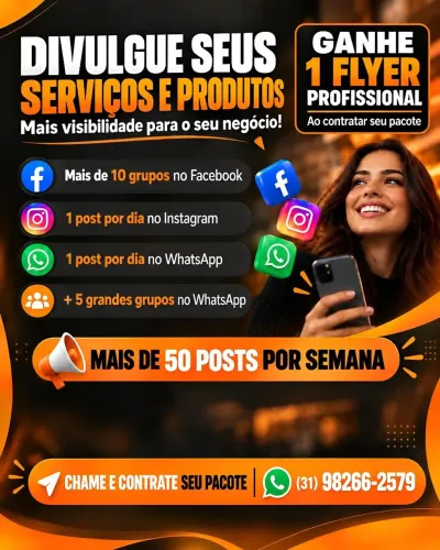 Divulgue tudo que precisa do jeito fácil 