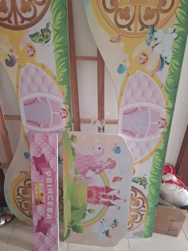 Cama infantil Princesa (tamanho solteiro)