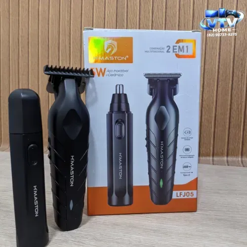 Maquina de Cortar Cabelo H´maston Duplo + Entrega Grátis