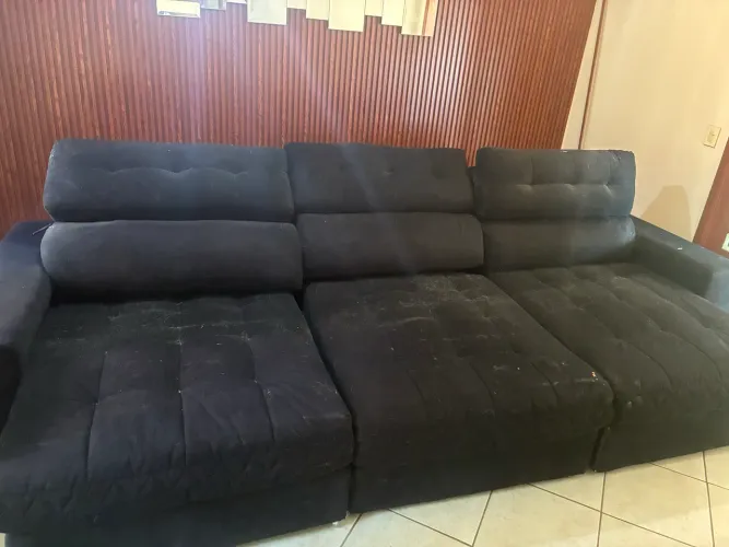 Sofá Retrátil e Reclinável 3,40m - Novo Custa até R$ 4.500 | Vendo por R$ 1.000