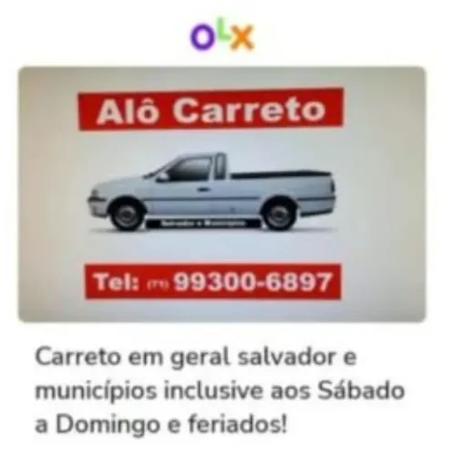 Carretos em geral todos os dias inclusive aos sábados, domingos e feriados!