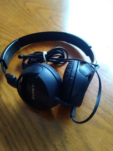 fone de ouvido sony mdrzx110 preto