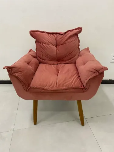 Poltrona Opala - Cor Rose
