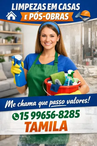 Limpezas de casas e pós obras