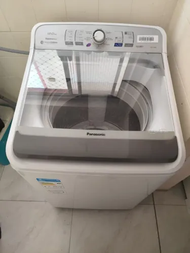 Lavadora de Roupas Panasonic 12Kg Função Vanish Branca F120 - 127 Volts