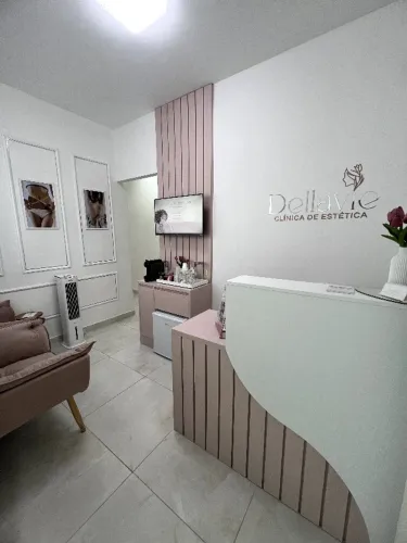 Recepção Completa para Clínica de Estética e Studio de Beleza - Móveis Planejados