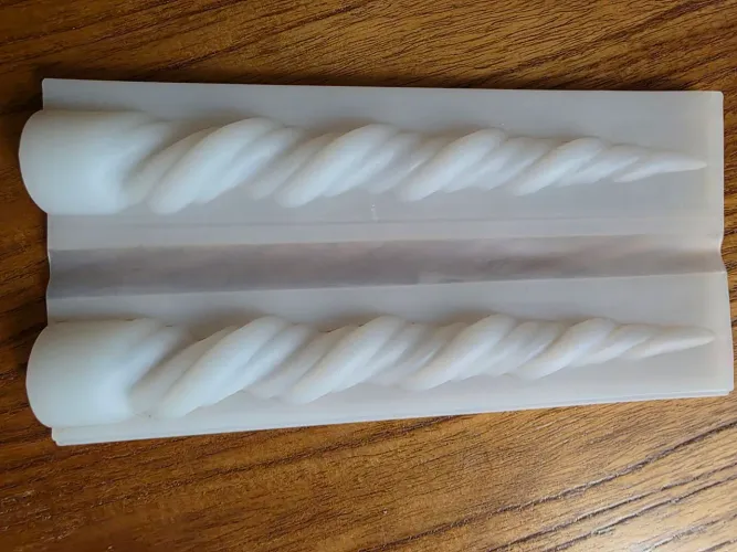 Molde de Silicone para Velas Tiras Finas Verticais