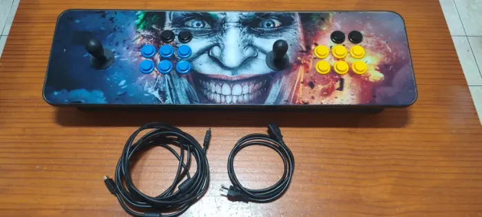 Mesa Arcade Retro Fliperama 2 Jogadores Rapsberri Pi 3 64 GB