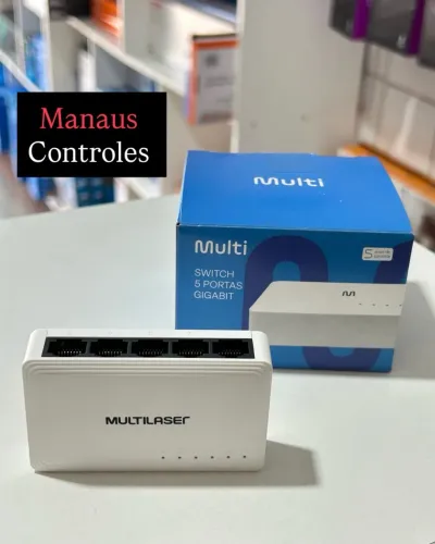 Switch de Rede Internet 5 Portas RJ45 10/100/1000