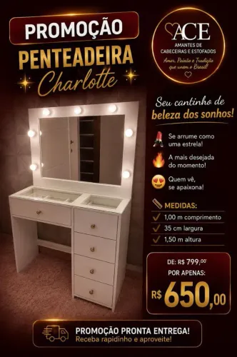 PENTEADEIRA CHARLOTTE
