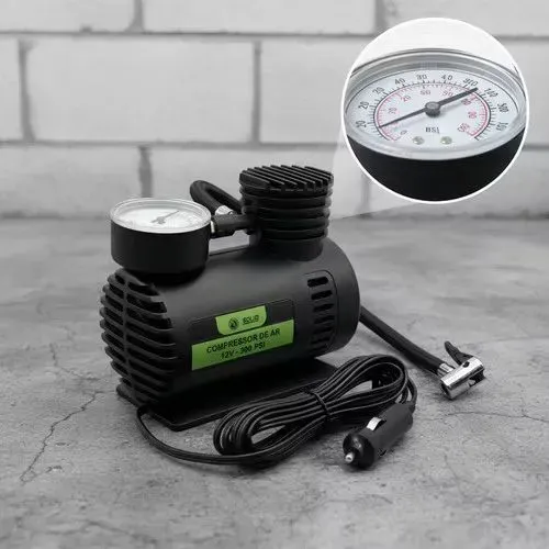 Mini compressor de ar automotivo 12v - 300 psi