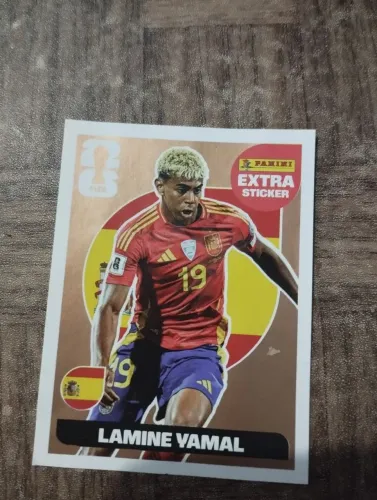 Figurinha da copa lamine yamal