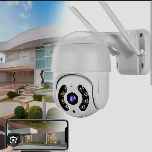 Câmera de segurança giratória 360° via wifi