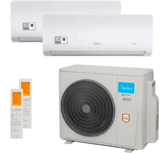Ar Condicionado Midea Multi Bi-Split | 18.000 + 9.000 BTUs