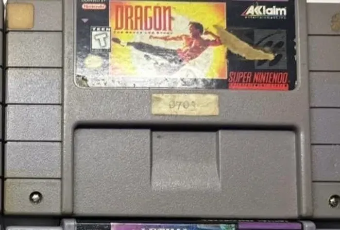 Dragon The Bruce Lee Super Nintendo Original