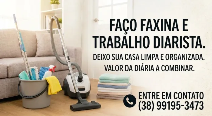 Faço faxina!