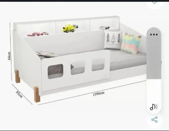 Cama Montessoriana Juvenil C/ Led - Nicho e Colchão
