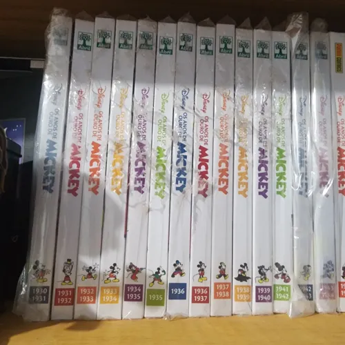 Os anos de ouro do mickey (14 edições da abril)
